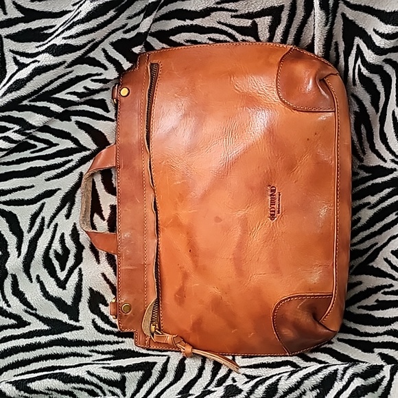 Old Trend Modern Vintage Handbags - Old Trend Modern Vintage cognac leather bag NWOT